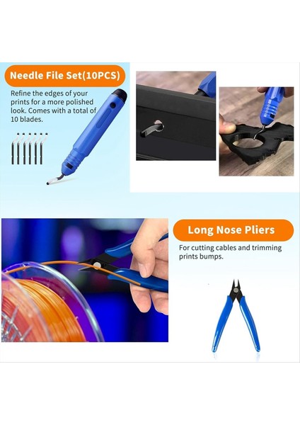 38 Parça 3D Baskı Aksesuarları Çapak Alma Aleti ve Sanat Bıçağı Seti Dahil (Yurt Dışından) indirimleri