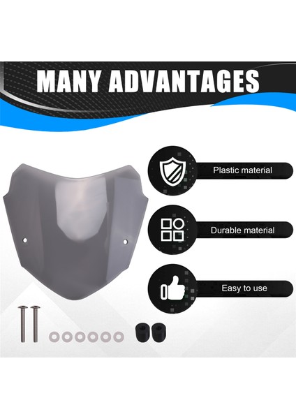 Motosikletler Spor Rüzgar Deflektörü Retro Ön Cam Duman Grisi (Yurt Dışından) indirimleri