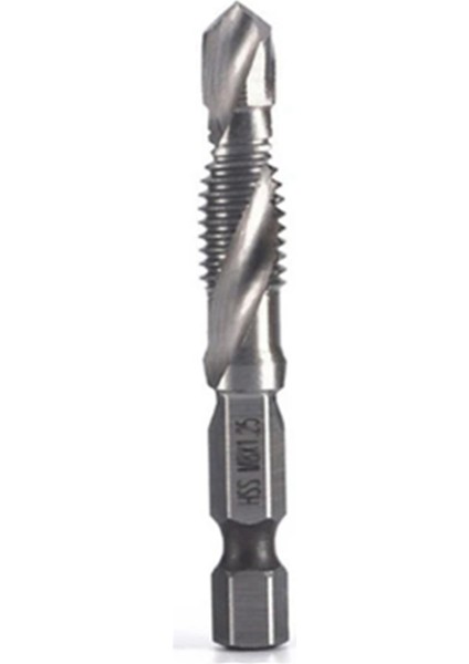 M8X1.25MM Yüksek Hızlı Çelik 4341 Titanyum Kaplamalı Kompozit Kılavuz Matkap ve Kılavuz Entegre Makine Kılavuz Açma ve Pah Kırma Aleti (Yurt Dışından)