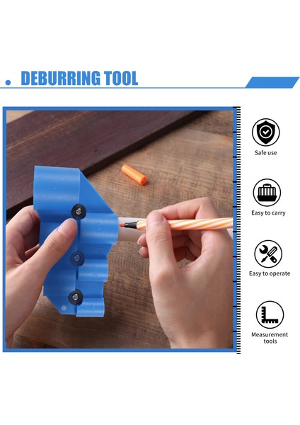 Bakır, Cpvc, Pex, Pe-Rt, Hdpe Borular Için Tam Boy 1/4 Inç-1 Inç Çapak Alma Borusu ve Derinlik Ölçer Aleti (Yurt Dışından) indirimleri