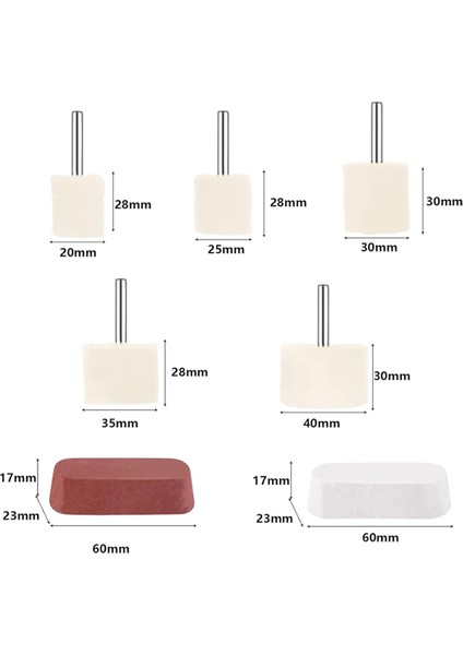 Matkap, Parlatma Pedi, Parlatma Tekerleği Kitleri, Alüminyum, Paslanmaz Çelik, Krom, Metal, Cam Için 14 Parça Parlatma Tekerleği (Yurt Dışından) indirimleri
