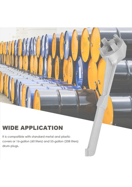 10, 15, 20, 30, 50, 55 Galonluk Varilleri Açmak Için Alüminyum Varil Tapa Anahtarı (Yurt Dışından) indirimleri