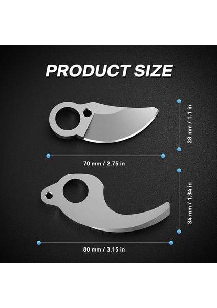 Elektrikli Budama Makası Yedek Bıçağı, 2 Adet, 30 mm Kesme Çapı (Yurt Dışından) modelleri