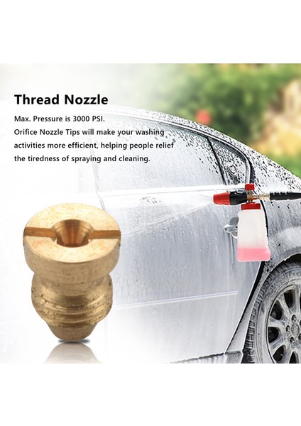 Adet Köpük Topu Delikli Nozul Ucu, Kar Köpük Üfleme Borusu Için Yüksek Yedek Dişli Nozul, 1,1 mm (Yurt Dışından) fırsatları