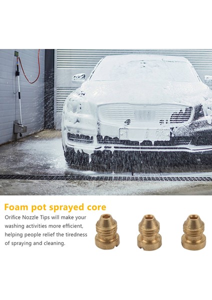 Adet Köpük Topu Delikli Nozul Ucu, Kar Köpük Üfleme Borusu Için Yüksek Yedek Dişli Nozul, 1,1 mm (Yurt Dışından) indirimleri