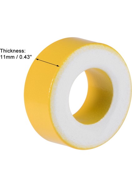 17 Adet Demir Tozu Çekirdek Sarı ve Beyaz Halka Ferrit Çekirdek Demir Tozu Halka Çekirdek (Yurt Dışından) modelleri