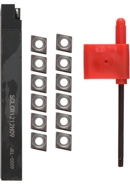 SCLCR1212H09 Tutucu Torna Takım Kesici 10 Adet CCMT09T304-PM Bıçaklı Ek Parça Cnc 100MM (Yurt Dışından) fırsatları