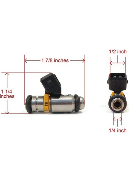 Ducati Için 4 Adet IWP069 861260T Motosiklet Yakıt Enjektör Memesi (Yurt Dışından) indirimleri