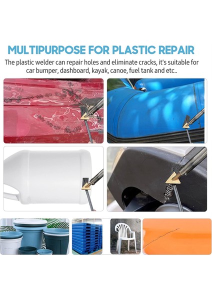 100W Plastik Kaynak Kiti 2'si 1 Arada Plastik Kaynak Kiti Lehimleme Demiri Yüzey Onarımı Araba Kano Kaynak Aleti Ab Fişi (Yurt Dışından) fırsatları