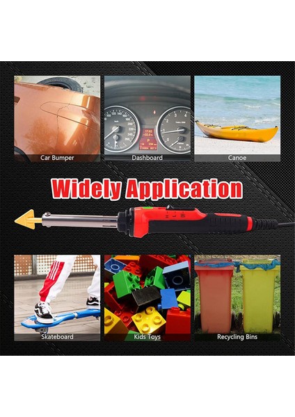 100W Plastik Kaynak Kiti 2'si 1 Arada Plastik Kaynak Kiti Lehimleme Demiri Yüzey Onarımı Araba Kano Kaynak Aleti Ab Fişi (Yurt Dışından) indirimleri