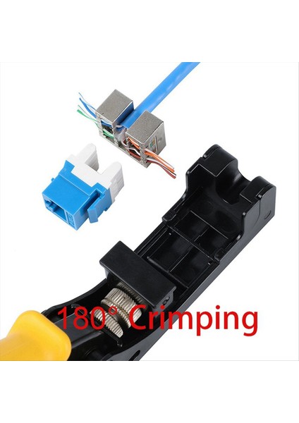 RJ45 Ağ Modülü Sıkma Pensesi 90° Kancalı (Yurt Dışından) fırsatları