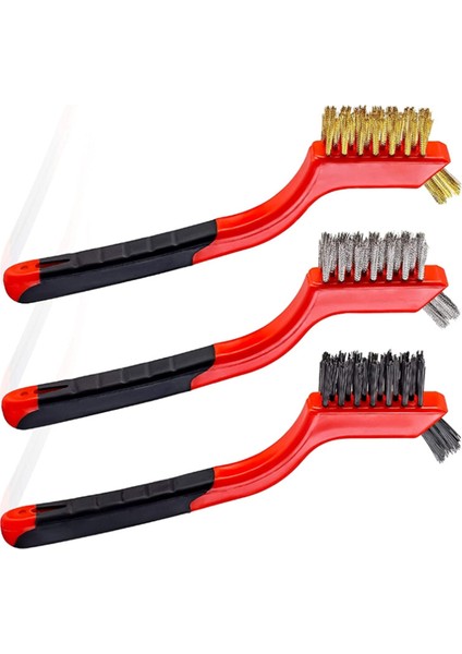 3'lü Tel Fırça Seti, Temizlik, Pas Sökücü, Kir Temizleyici, Metal Fırça ve Boya Ovma Için 7 Inçlik Küçük Tel Fırçalar (Yurt Dışından) fiyatları
