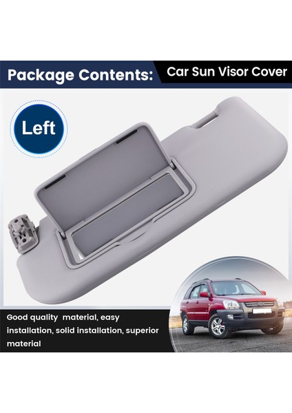 Kia Sportage 2005-2010 Için Araç Ön Sol Taraf Güneşlik Kılıfı Güneşlik Makyaj Aynası Güneşlik (Yurt Dışından) indirimleri