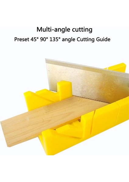 12 Inç Gönye Kutusu, Cetvel Dereceli Gönye Kutusu, 45 Derece, 135 Derece Önceden Ayarlanmış Kesme Kutusu (Yurt Dışından) fırsatları