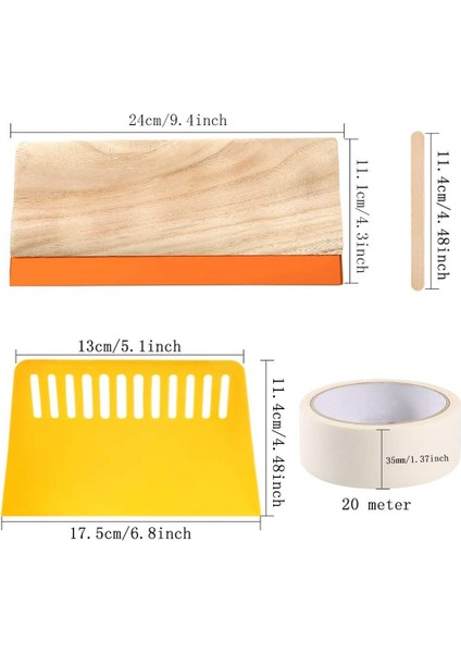 Serigrafi Baskı Başlangıç Seti, 10 x 14 Inç Ahşap Serigrafi Baskı (Yurt Dışından) fiyatları