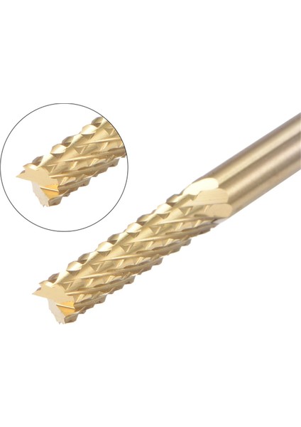 Pcb Makinesi Için 10 Adet Titanyum Kaplama Karbür Uçlu Freze Gravür Freze Kesici Cnc Yönlendirici Uçları, 1/8 Inç Şaft 3.175 mm (Yurt Dışından) indirimleri