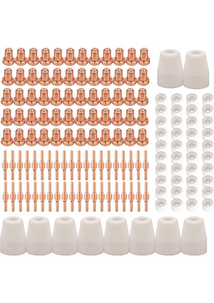 150 Adet Pt-31 Genişletilmiş Hava Plazma Kesme Nozulu Elektrot Sarf Malzemeleri Cut-40 CUT-50D CT-312'YE Uygun (Yurt Dışından)