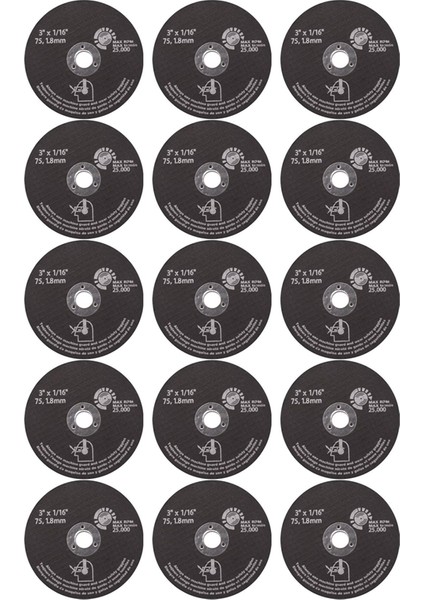 15 Adet 3 Inç 75 mm Kesme Tekerleği Reçine Kesme Diski Fiber Dairesel Testere Bıçakları Metal Kesme Için 75X1.6X10MM (Yurt Dışından) modelleri