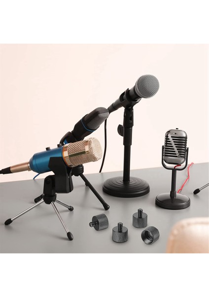 Mikrofon Standı Adaptörü 5/8 Dişi - 1/4 Erkek Kamera Montajı Için Tripod Dişli Adaptörü Dönüşüm Konnektörü Vida Adaptörü (Yurt Dışından) modelleri