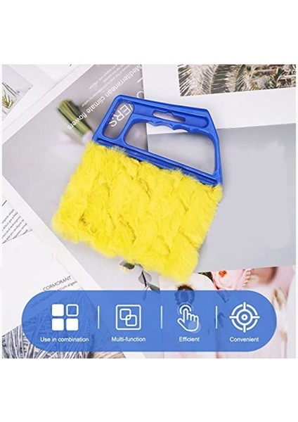 Klima/panjurlar Için 4 Adet El Fırçası Toz Sökücü - Mavi (Yurt Dışından) fırsatları