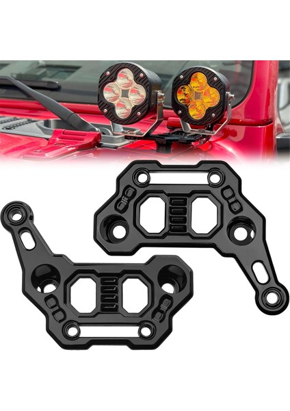 Jeep Jl/jt A Sütunu Için Çift Işık Çubuğu Montajı 2018-2025 (Yurt Dışından) modelleri