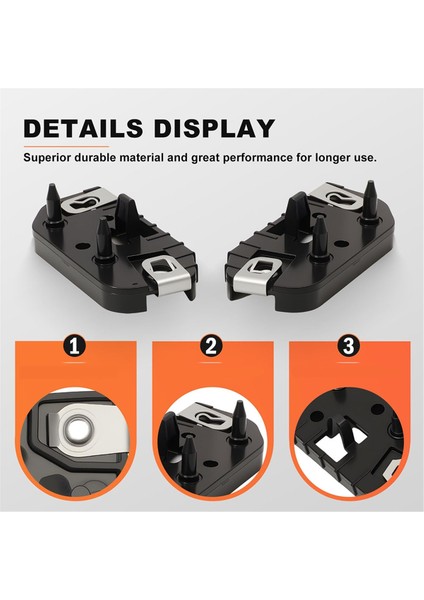 Ford Explorer 2020-2023 Için Sol ve Sağ Tampon Braketleri FO104163 (Yurt Dışından) fırsatları