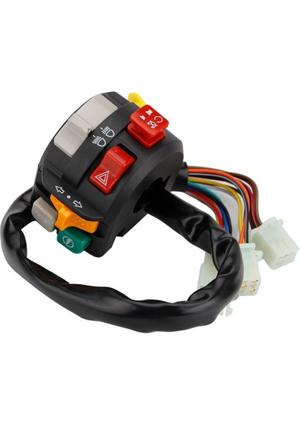 Motosiklet Evrensel 22 mm Gidon Anahtarı 7 Fonksiyonlu Gidon (Yurt Dışından)