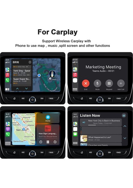 Carplay Kablolu - Kablosuz Akıllı Kutu Otomatik Adaptörü Android Aı Kutusu Carplay Dongle Fişi Kablosuz Otomatik Adaptörü (Yurt Dışından) fiyatları