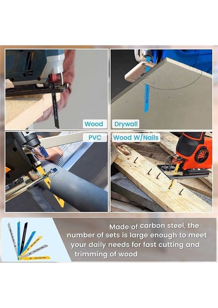 Dekupaj Testeresi Bıçakları U-Saplı 70 Parça Seti, 6-32 Tpı Dekupaj Testeresi Bıçakları (Yurt Dışından) fiyatları