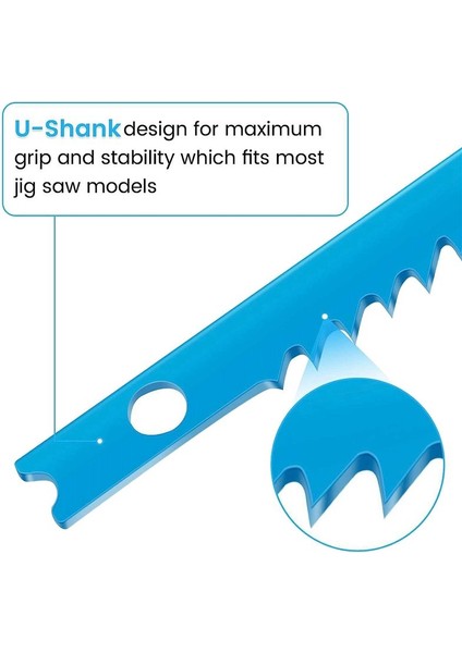 Dekupaj Testeresi Bıçakları U-Saplı 70 Parça Seti, 6-32 Tpı Dekupaj Testeresi Bıçakları (Yurt Dışından) fırsatları