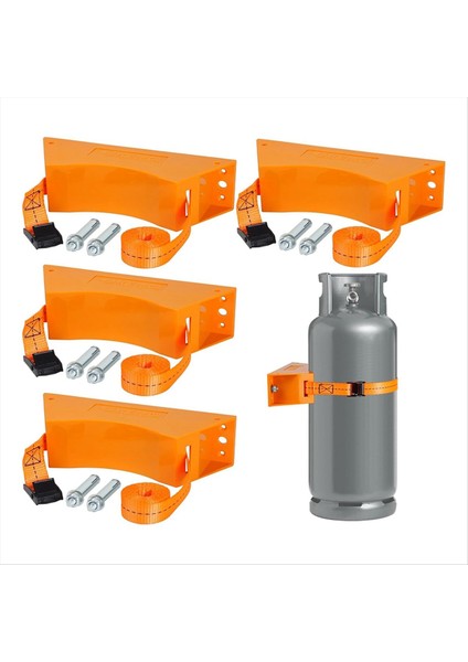 4 Parçalı Propan Tankı Tutucu, Tüp Tutucu, Propan Tankı Tutucu, C (Yurt Dışından)