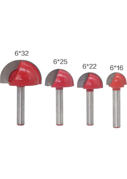 6mm Saplı Küresel Burunlu Uçlu Freze Ahşap Freze Ucu Seti Cnc Freze Kesici (Yurt Dışından) indirimleri
