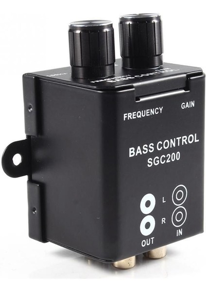 Otomatik Araba Uzaktan Kumandalı Amplifikatör Subwoofer Araba Ses Ekolayzeri Geçiş Bas Kontrolcüsü Bas Ekolayzer Kontrolcüsü 4 Rca (Yurt Dışından)