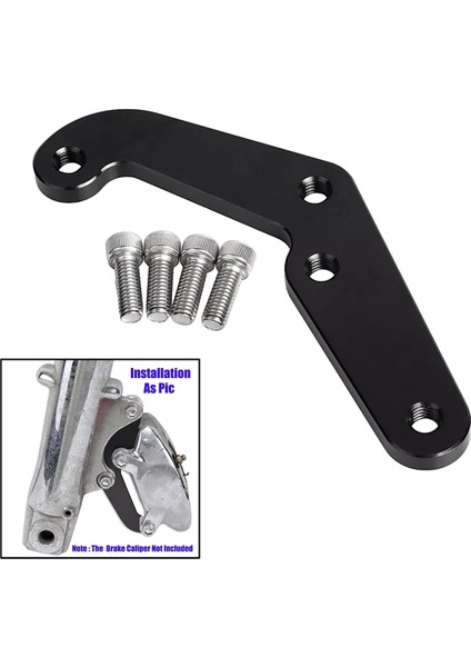 Harley Softail Dyna Sportster Touring Için 4 Pistonlu Ön Fren Kaliper Braketi (Yurt Dışından) indirimleri