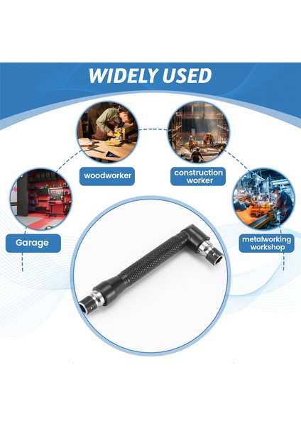 Şeklinde 1/4 Inç Altıgen Anahtar Çift Başlı 90 Derece Dik Açı Tornavida Uçları (Yurt Dışından) indirimleri