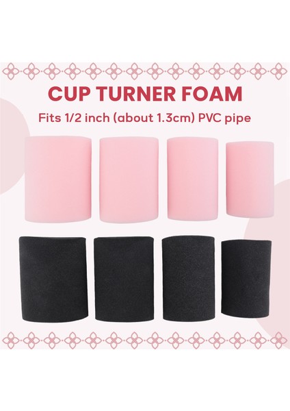 1/2 Inç Pvc Boru Için 4 Boyutta 8 Parçalı Bardak Çevirici Köpük Bardak Ek Parçaları 10 Oz Ila 40 Oz Tüm Bardaklar Için Bardak Ek Parçaları (Yurt Dışından) fırsatları