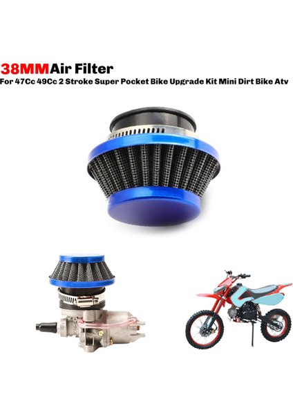 Motosikletler Için Evrensel 38MM Hava Filtresi Mavi (Yurt Dışından) fırsatları