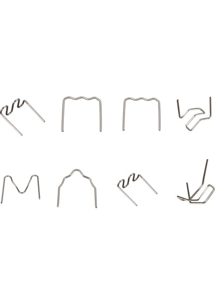 800 Adet Otomotiv Plastik Onarım Standardı Önceden Kesilmiş Dalga Zımbaları Tampon Gövde Onarımları Makine Kaynaklı Sıcak Zımba (Yurt Dışından) modelleri