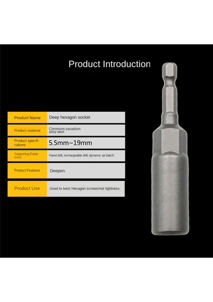 10 Adet 5,5 mm - 14 mm Altıgen Soket Kovanlı Nozul Somun Sürücü Seti Elektrikli Matkaplar, Darbeli Sürücüler, Elektrikli Tornavida Saplı Aletler Için (Yurt Dışından) fırsatları