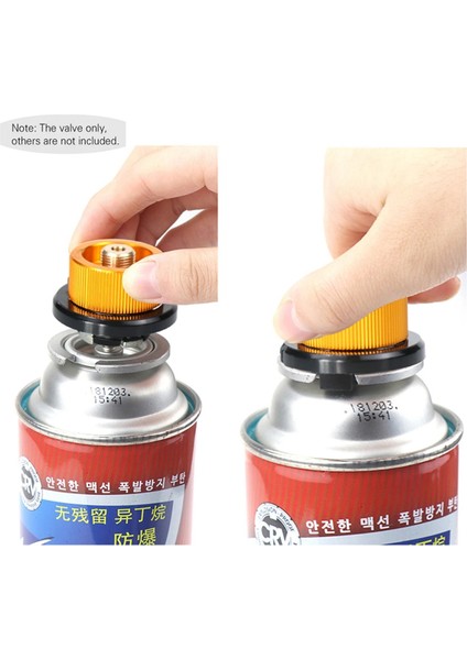 Kamp Gaz Tasarrufu Plus Gaz Dönüştürücü Dolum Adaptörü Vites Kolu Küçük Propan Tankı Giriş Vanası Silindir Dönüştürücü, A (Yurt Dışından) fiyatları