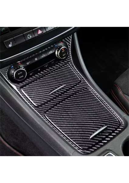 Mercedes-Benz Gla X156 Cla C177 Için Karbon Fiber Orta Konsol Orta Saklama Kutusu Dekorasyon Çıkartması (Yurt Dışından) indirimleri