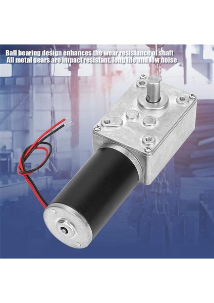 Dc 12V Dişli Motoru Yüksek Burulma Hızı Azaltılmış Elektrikli Şanzıman Motoru Tersinir Dişli Motoru 8mm Şaft (12V 16RPM) (Yurt Dışından) fırsatları