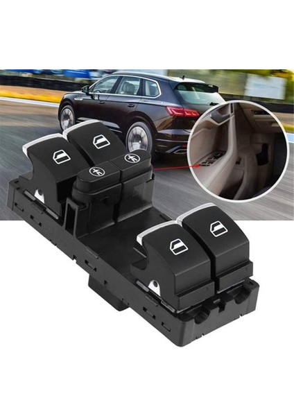 Vw Touran Sharan Touareg 2011-2016 Lhd Için Ön Sol Ana Elektrikli Cam Anahtarı Cam Kontrol Düğmesi 7P6959857 (Yurt Dışından) modelleri