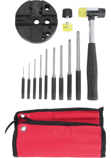 Saklama Torbalı Rulo Pim Delme Seti, Demircilik Delme Aleti Çıkarma ve Onarım Aletleri, Tezgah Bloğu Pim Delme Aletleri ve Çekiç (Yurt Dışından) modelleri