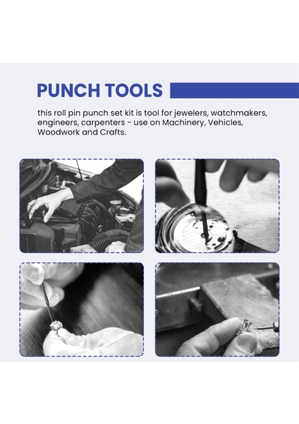 Saklama Torbalı Rulo Pim Delme Seti, Demircilik Delme Aleti Çıkarma ve Onarım Aletleri, Tezgah Bloğu Pim Delme Aletleri ve Çekiç (Yurt Dışından) indirimleri