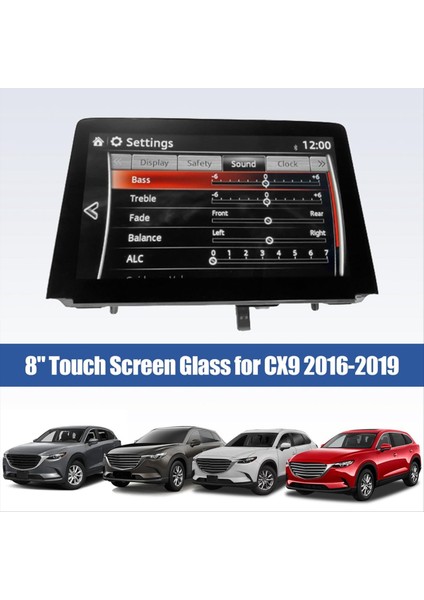 Mazda Cx9 Cx-9 2016-2019 TK49-611J0 TK49-611JA TK49-611JB Için 8 Inç Dokunmatik Ekran Cam Sayısallaştırıcı Navigasyon Değişimi (Yurt Dışından) fırsatları