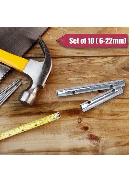 Otomotiv Tesisat Tamiri Için 10 Adet 6-22MM Metrik Boru Tipi Kutu Anahtarı (Yurt Dışından) fırsatları