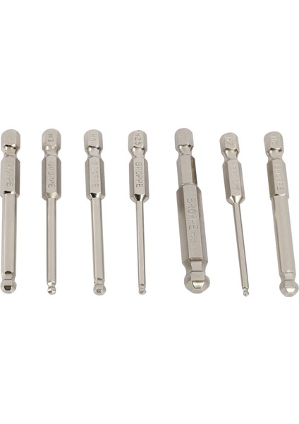 Broppe 7 Adet S2 Manyetik Bilyalı Tornavida Ucu 1/4 Inç Altıgen Şaft (Yurt Dışından) indirimleri