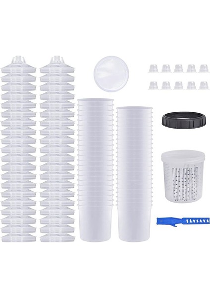 Hvlp Boya Tabancaları Için Tek Kullanımlık Boya Tabancası Kapları, Araba Astarı, Üst Kat, Baz Kat Jel Kat Için Otomotiv Boya Tabancası Seti (Yurt Dışından)