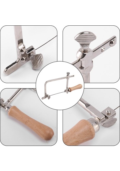 Profesyonel Yaylı Ahşap Saplı Mücevher Testeresi Çerçeve El Aletleri (Yurt Dışından) indirimleri